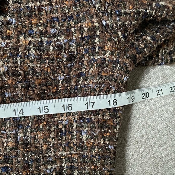 Coldwater Creek Wool Blend Old Money Designer Vibes Tweed Look Blazer Jacket - Picture 10 of 14